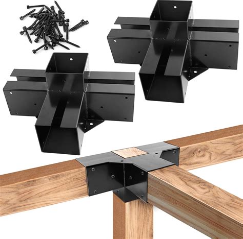 pergola metal bracket kits|decorative metal brackets for pergola.